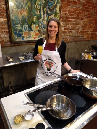 Cooking with mimosas? That's my kind of kitchen!
